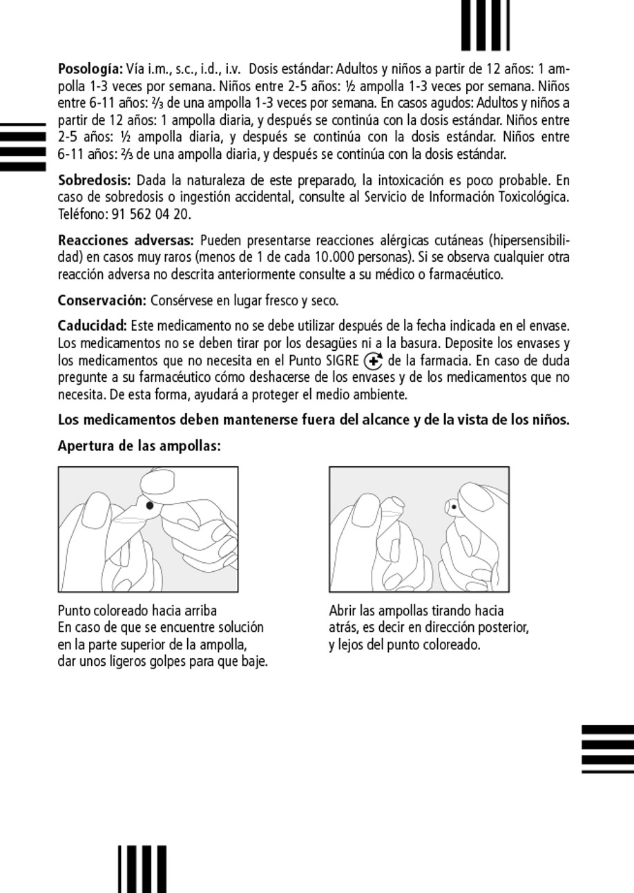 Ficha técnica Lymphomyosot ampollas