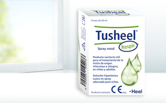 Tusheel Respir spray nasal, facilita la eliminación rápida de la mucosidad
